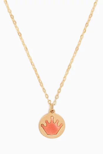 Ara Crown Necklace in 18k Yellow Gold
