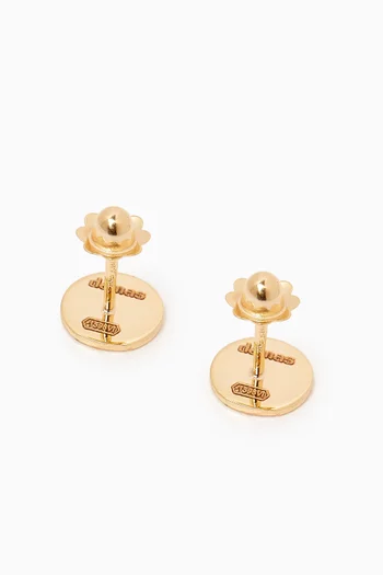 Ara Flower Earrings in 18kt Yellow Gold