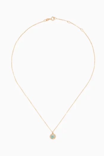 Ara Clover Necklace in 18k Yellow Gold