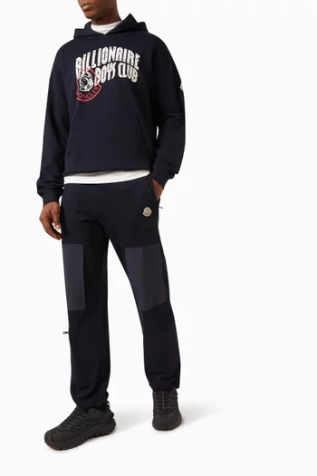 Moncler x Billionaire Boys Club Logo-patch Sweatpants in Cotton