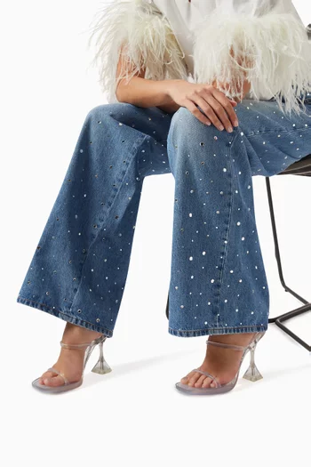 95 Brito Slipper Sandals in Plexiglass