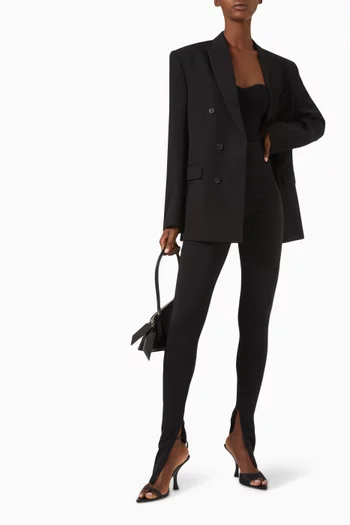 Double Breasted Blazer in Wool
