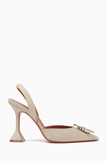 Begum 95 Slingback Pumps in Canvas