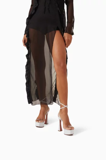 Sita 140 Platform Sandals in Nappa & PVC