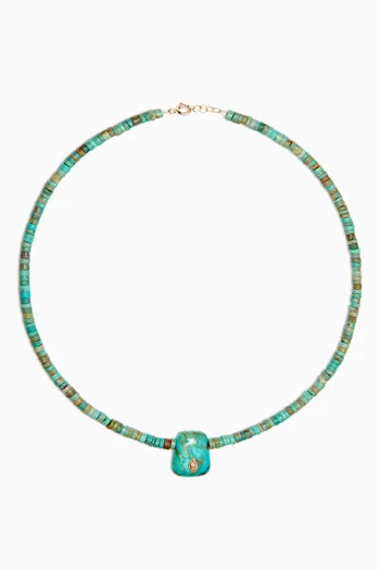 Taylor N°2 Turquoise & Diamond Necklace