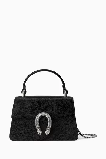 Mini Dionysus Top-handle Bag in Leather
