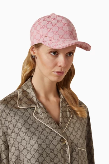 GG Baseball Hat in Cotton Canvas