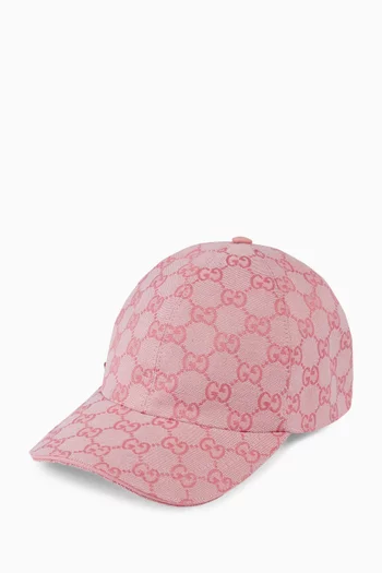 GG Baseball Hat in Cotton Canvas