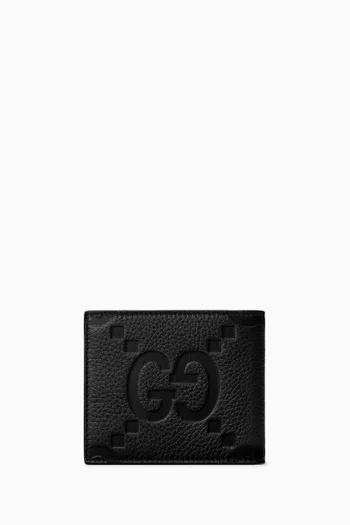 Jumbo GG Bi-fold Wallet in Leather