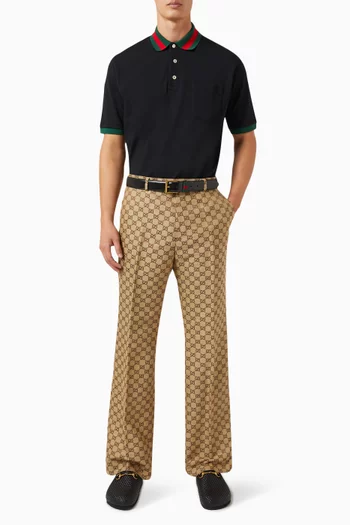 Polo Shirt in Cotton Piqué