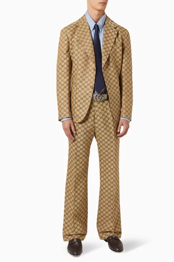 Single-breasted Jacket in GG Supreme Linen