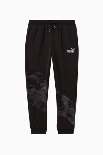 Marble Logo Sweatpants in Cotton-blend