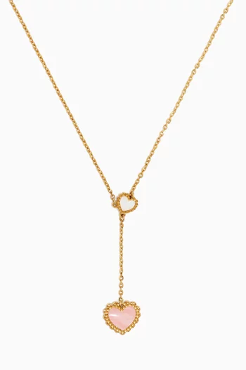 Ara Heart Necklace in 18kt Yellow Gold
