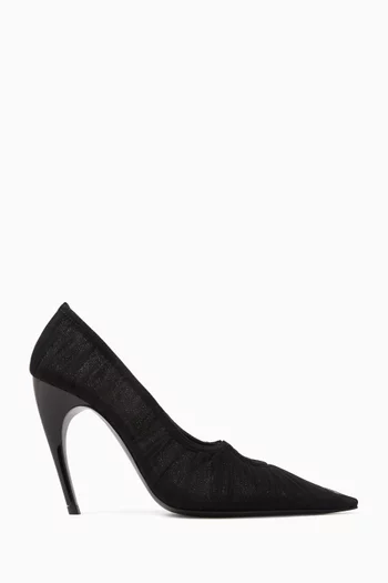 Point Toe 100 Pumps in Tulle