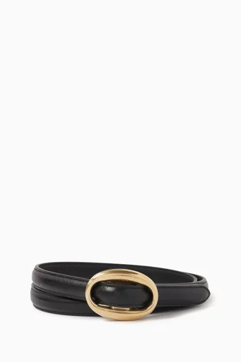 Oval Belt in Leather