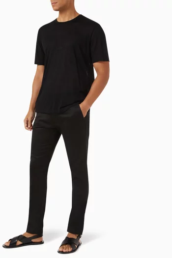 Logo T-shirt in Viscose