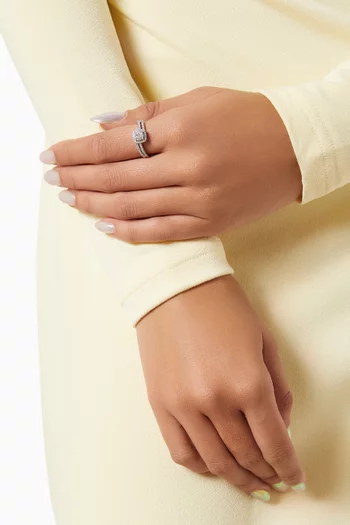 OneSixEight Siempre Diamond Ring in 18kt White Gold