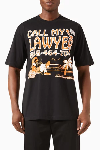 Offshore Lawyer T-shirt in Cotton-jersey