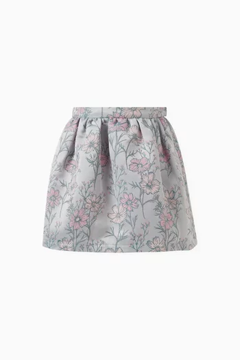 Floral Skirt in Polyester