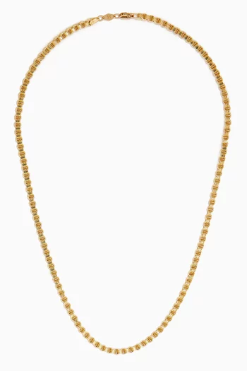 Mini Spirale Chain Necklace in 10kt Gold