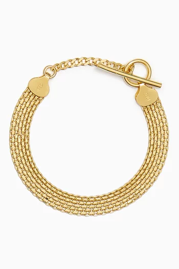 Chainmail Bracelet in 14kt Gold Vermeil