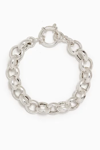 Euclid Chain Bracelet in Sterling Silver