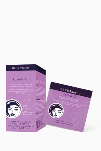 Kakadu C Intensive Vitamin C Peel Pad With Ferulic Acid & Vitamin E, 30Sachets
