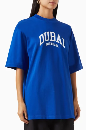 Dubai Medium Fit T-shirt in Cotton Jersey