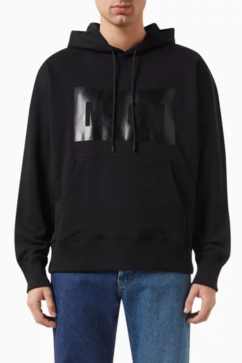 Box Logo Hoodie in Cotton