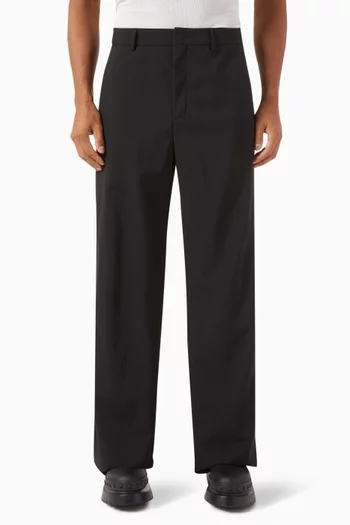 Valentino Garavani Regular Fit Pants in Wool
