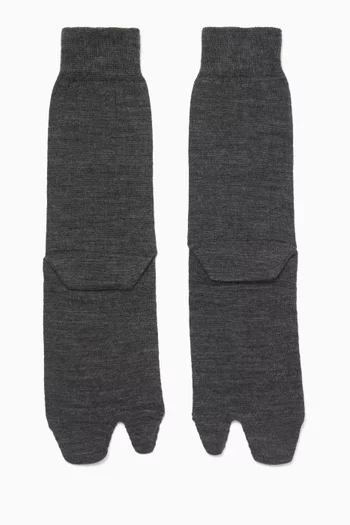Tabi Bootleg Socks in Wool-blend
