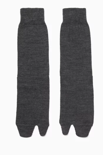Tabi Bootleg Socks in Wool-blend