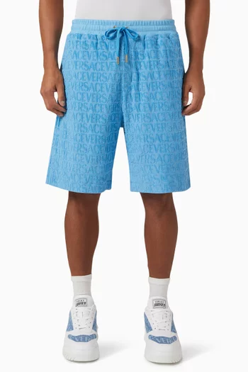 Logo Shorts in Cotton Terry Toweling