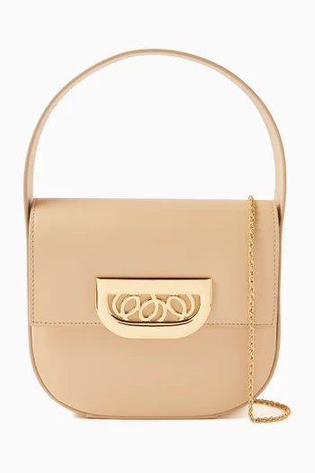 Martin Small Top Handle Bag in Leather