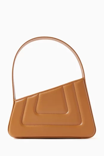 Albert Small Quilted Shoulder Bag in Leather