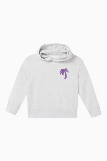 Palm Animalier Hoodie in Cotton