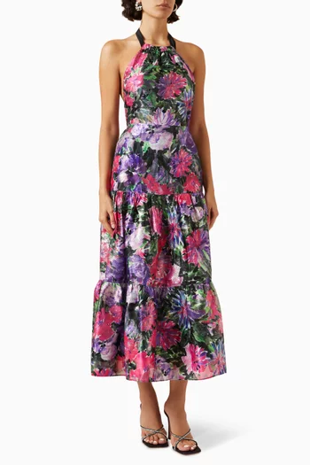 Hayden Garden Floral Midi Dress