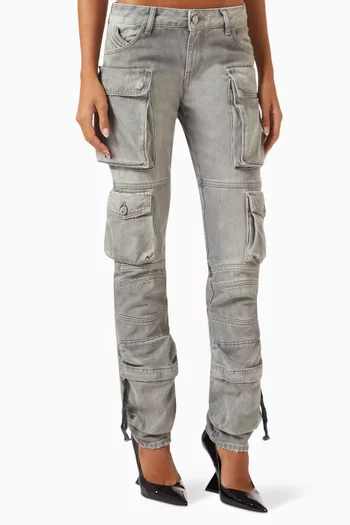 Essie Cargo Jeans in Denim
