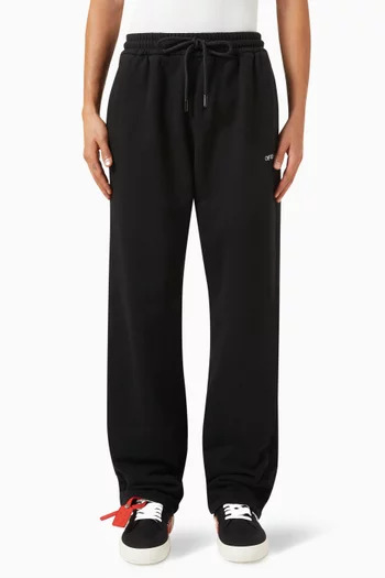 Caravaggio Diag-print Sweatpants in Fleece