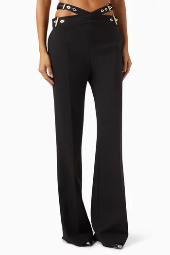 Constrictor Bootcut Pants in Wool
