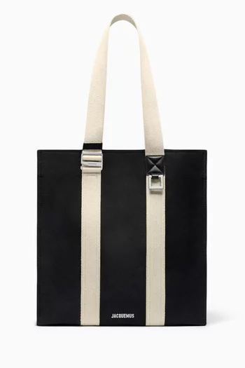 Le Cabas Cuerda Tote Bag in Canvas & Leather