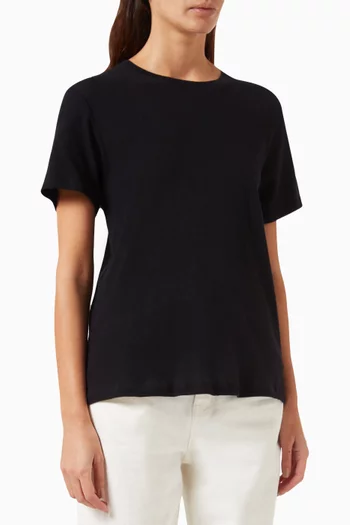Loose-fit T-shirt in Cashmere-blend