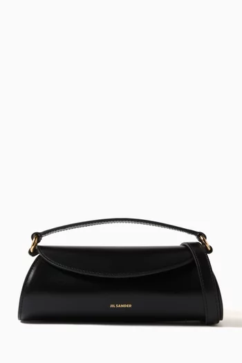 Cannolo Mini Top-handle Bag in Leather