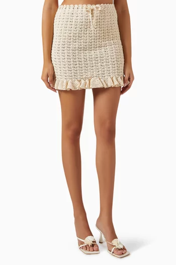 The Galilee Mini Skirt in Cotton