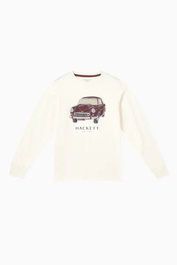 Vintage Car T-shirt in Cotton-jersey