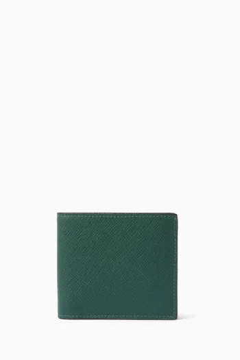 Panama Card Slot Wallet in Cross-grain Leather