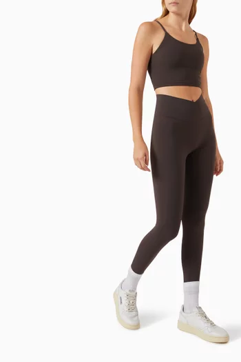 Ultimate Wrap Over Leggings in Stretch-nylon