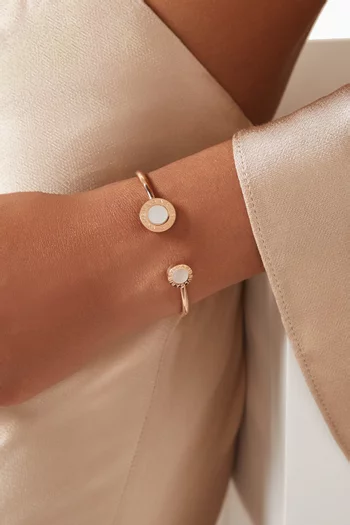 BVLGARI BVLGARI Mother of Pearl Bracelet in 18kt Rose Gold