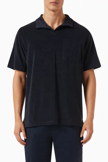 Johnny Collar T-shirt in Terry
