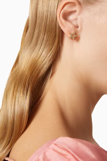 Star Pavé Stud Earrings